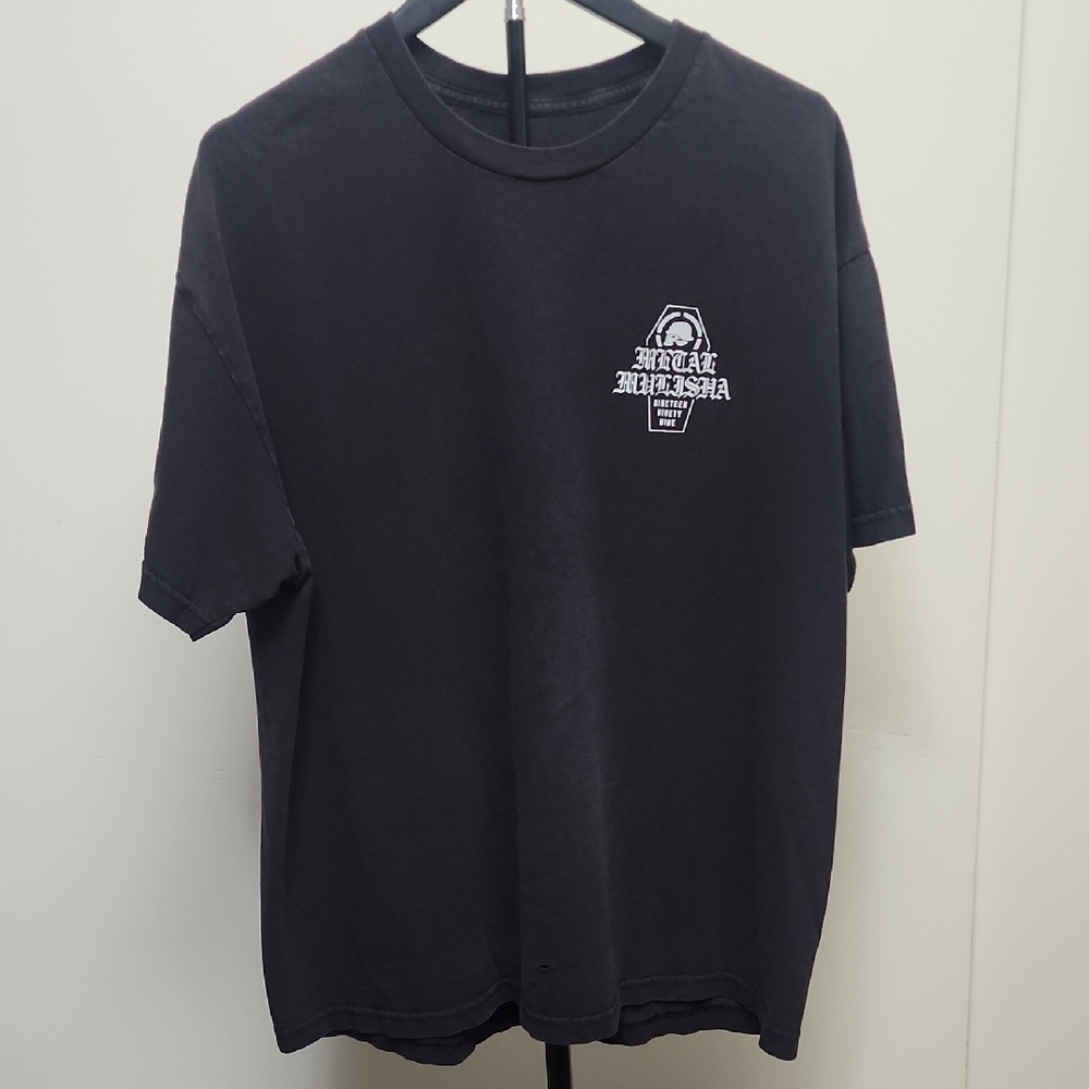 Metal Mulisha Thrashed Grunge Black Short Sleeve Tee - Picture 1 of 6